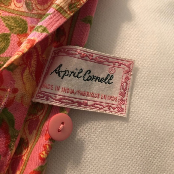 April Cornell Accents Hp April Cornell Pillow Cover Button Closure 6 Square Poshmark